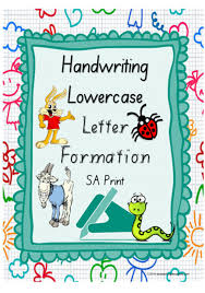 Year 1 Handwriting Letter Formation Lowercase Colour Charts Sa Print