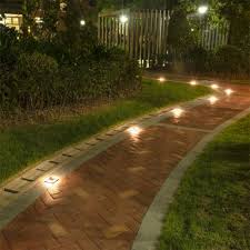 Calandra Led Solar Ground Embedded Light Outdoor Solar Lights Landscape Lighting Brick Exterior House