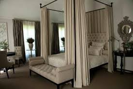 I Love A Bed With Curtains Or A Canopy Not So Much The Chaise At The End Of The Bed Though Home Luxurious Bedrooms Home Bedroom