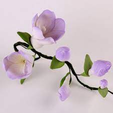 Freesia Fillers Lavender Gum Paste Flowers Fondant Flower Tutorial Sugar Flowers