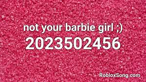 We care about your privacy and want you to be quick view barbie® extra doll #1 in rainbow coat with pet poodle for kids 3 years old & upopens a popup. Not Your Barbie Girl Roblox Id Music Code Youtube