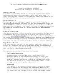 Cv or curriculum vitae and resume both are marketing documents and have similar purposes, in that they represent the applicant professionally and provide key and precised a cv for scholarship should demonstrate the suitability of a student for the opportunity by including relevant information. Https Trio Oss Msu Edu Wp Content Uploads 2015 04 Academic Resume Pdf
