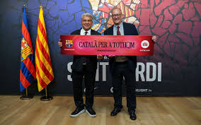El FC Barcelona se suma a la campaña “Català per a Tothom” de Òmnium Cultural