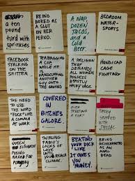 Play cards against humanity while raising four kids, dealing with chronic back pain, and waiting tables at chili's. Diy Your Own Cards Against Humanity Or Awesome And Hilarious Ideas For Cards Against Humanity Funny Funniest Cards Against Humanity Diy Cards Against Humanity