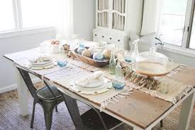 See more ideas about table centerpieces, kitchen table, centerpieces. Home Coastal Farmhouse Tablescape Lauren Mcbride