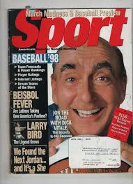 Sport Magazine Dick Vitale Larry Bird April 1998 120220nonr