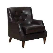 Our selection of black chairs is curated to include stylish, cozy, and. Dark Brown Tufted Faux Leather Accent Chair Kirklands