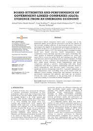 Project including amverton greens, amverton hills, amverton links, amverton park bungalow, amverton kiara, kemuning greenhills. Pdf Board Attributes And Performance Of Government Linked Companies Glcs Evidence From An Emerging Economy