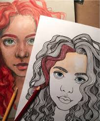 The girl with beautiful, intricate tattoos in this coloring book. Beautiful Girls Coloring Pages Favecrafts Com