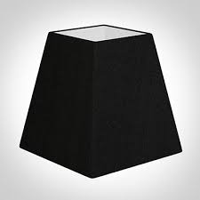 Good lighting is the key to creating a warm and inviting space. 15cm Sloped Square Shade Black Silk Lamp Shades Jim Lawrence