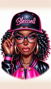 Digital illustration of confident woman