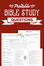 A vanilla truck that packs a punch. 5 Best Free Printable Bible Study Questions Printablee Com