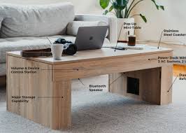The drawer can hold quite a bit too, supporting up to 55 pounds. Coolest Smart Coffee Table Hits Kickstarter Geeky Gadgets