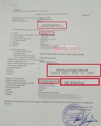Setelah mendapatkan surat pengantar ke kua, kedua calon pengantin harus mengurus surat n1, n2, n4, dan wali nikah. Surat Pengantar Nikah Sule Beredar Bagian Ini Bikin Gagal Fokus