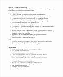 Busser Job Description Resume Awesome Bussing Tables Jobs In 2020 Job Description Job Resume Resume Skills