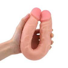 Realistic Double Ended Dildo for Couples/Beginners/Lesbian Sex Play