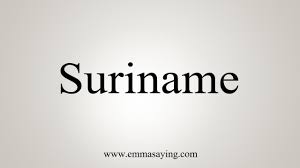 Listen to the audio pronunciation in the cambridge english dictionary. How To Say Suriname Youtube