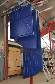 Porte De Garage Bois Bleue Usine Volets Thiebaut Porte Garage Porte Garage Bois Garage