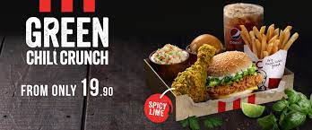 However, kfc's promotional materials seemed to indicate that the chicken itself is different, which didn't quite jive with what i was tasting. Kfc Malaysia Introduces New Green Chili Crunch And It S Now Available Nationwide Kl Foodie