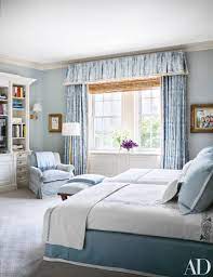 How To Decorate With Twin Beds Twin Beds Guest Room Alexa Hampton Blue Rooms