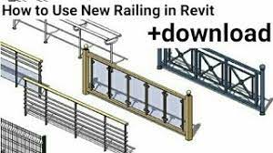 Viva railings llc beacon™ railing. Revit Architecture Use New Railing In Revit Tutorial Youtube
