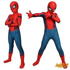 Homecoming movie, it's the suit peter parker first makes, and you'll have to find all 55 backpacks to unlock. Kids Spider Man Homecoming Cosplay Suit Spandex Costume Skd19022