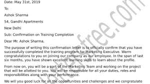 This letter is called the 'proof of funds letter.' it is drafted by a bank and directed to the seller of the expensive commodity. Confirmation Letter Format For Training By Company