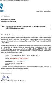 Jun 27, 2021 · — o maracanã é a casa do fluminense. Conmebol Adia Jogo Do Fluminense Na Libertadores Apos Morte Do Filho Do Tecnico Do Cerro Porteno Ler News