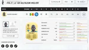 Jun 30, 2021 · fifa mobile 21 doesn't have specific teams for players to hop into games with. Fifa 21 Koulibaly Sul Podio Dei Migliori Difensori Insigne E Mertens Nella Top 100 La Classifica Foto