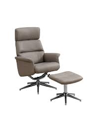Swivel reclining chair with ottoman, black. Monarch Specialties Swivel Recliner Chair And Ottoman Set Taupechrome Office Depot