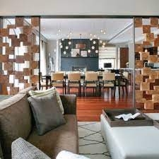 Esright 6 panel room divider, 6 ft tall&extra wide weave fiber room divider with shelves, folding wall dividers with double hinged for room,freestanding room separator, coffee 4.5 out of 5 stars 474 $129.99 $ 129. Wood Living Room Divider Ideas Photos Houzz
