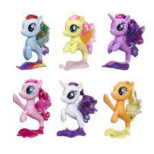 Amazon.com: My Little Pony 6 Seapony Toys – Twilight Sparkle, Rainbow Dash,  Pinkie Pie, Rarity, Fluttershy, & Applejack 6