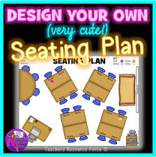 Classroom Furniture Birdseye View Clipart Seating Plan Templates
