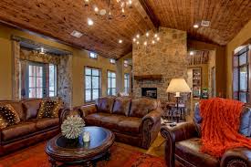 Home » living room ideas » 40 awesome rustic living room decorating ideas. Rustic Living Room Features Brown Leather Furniture Hgtv