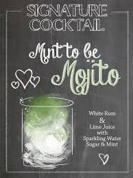 Mint To Be Mojito Wedding Craft Cocktail Weddingcocktails Signaturecocktail Weddingdrinks Cocktailkleid Hochzeit Cocktailkarte Mojito