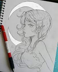 100 drawing pictures download free images on unsplash. Moon Elf By Larienne Art Drawings Sketches Simple Elf Drawings Sketches