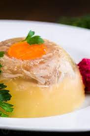 This Ukrainian Aspic Recipe Kholodets Tasted Exactly Like The One My Mom Made Years Ago Follow These Easy Step By Step Photo Instr Aspic Recipe Food Recipes