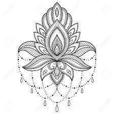 By benna crawford tattoo designer. Henna Tattoo Flower Template In Indian Style Ethnic Floral Paisley Lotus Mehndi Style Royalty Free Cliparts Vectors And Stock Illustration Image 72657954