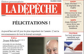 157 315 ex semaine ; On Peut Tous S Offrir La Une De La Depeche Sauf Jean Michel Baylet Medias D Ici