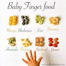Babies can try blueberries after they're introduced to solid foods —typically around four to six months of age. Baby Finger Food Chart Kids Food Baby Finger Foods Homemade Baby Foods Baby Food Recipes