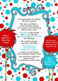 Doctor Seuss Baby Shower Invitations Dolanpedia