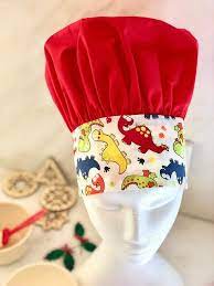 Dinosaur Chef Hat Baking Hat For Children Adjustable Christmas Gift For Boys Girls Christmas Gifts For Boys Gifts For Boys Christmas Gifts For Kids