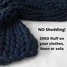 Over 100 free knitting patterns available for immediate download! Buy Navy Throw Blanket Chunky Knit Blanket Throw Super Thick Warm Cosy Throw Blanket Luxury No Shedding Braided Cable Knit Blanket Chunky Knit Crochet Blanket Chunky Knit Blanket Yarn Knitted