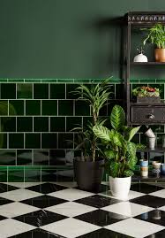 Ideal for halls, bathrooms, and kitchens, our range of patterned and coloured victorian floor and wall tiles inspired by original designs lets you achieve the traditional look at an affordable price. Victorian Green Field Tiles Skirting And Borders From Original Style Pair With Gorgeous Monochrome Flooring To Complime Green Tile Green Bathroom Tile Trends