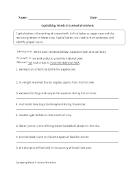 Englishlinx Com Capitalization Worksheets Capitalization Worksheets Capitalization Middle School