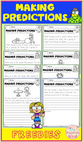 Free Making Predictions Making Predictions Third Grade Worksheets First Grade Worksheets