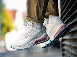 Air Max 270 React American Modern Art White Rose Light Blue New Sale In 2020 Air Max Nike Air Max Nike Air