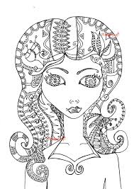 Full of gorgeous designs of women, hairstyles, flowers, butterflies and more, ranging from simple to complex. 36 Best Ideas For Coloring Beautiful Women Coloring Pages For Adults