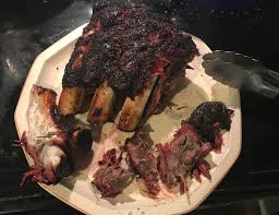 The reason they're called short ribs is that they're generally cut much shorter, proportionally, than pork spare. Beef Ribs On Okj Bronco Bbq