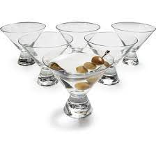 Fortessa Stemless Martini Glasses Set Of Six Stemless Martini Glasses Bar Gifts Bar Glassware